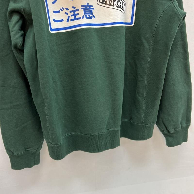 ブラックアイパッチ BlackEyePatch トップス トップス ラベルにご注意 フーディー スウェット パーカー XL 緑 / グリーン / green メンズ USED 古着 中古 50152361