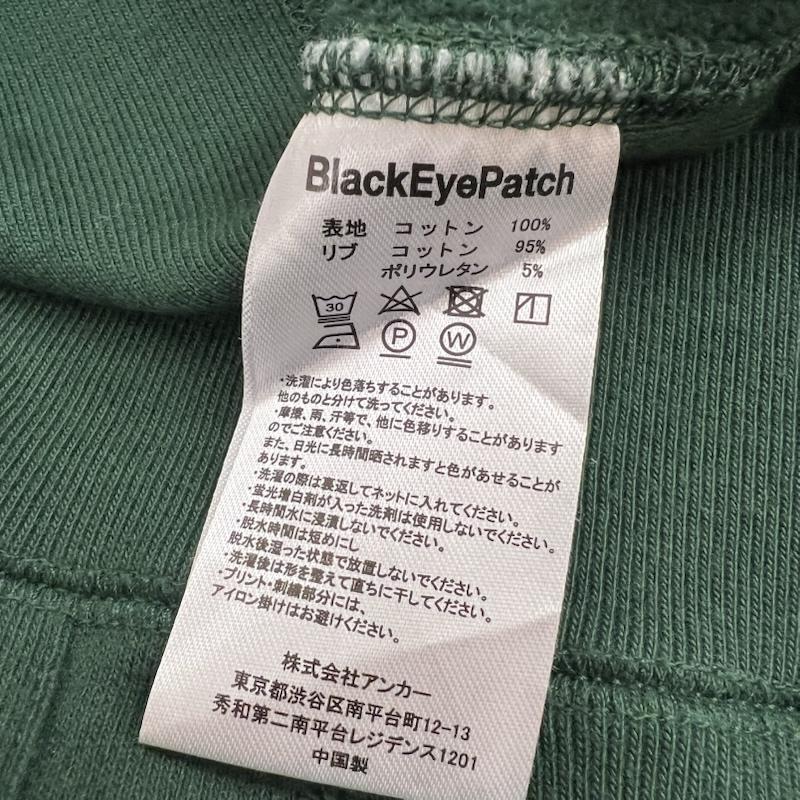 ブラックアイパッチ BlackEyePatch トップス トップス ラベルにご注意 フーディー スウェット パーカー XL 緑 / グリーン / green メンズ USED 古着 中古 50152361