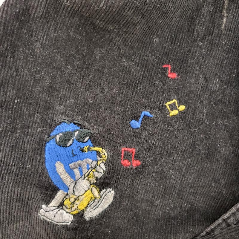 エムアンドエム M&M トップス トップス チョコレートキャラクター 刺繍 シャツ コーデュロイ L メンズ USED 古着 中古 50152367