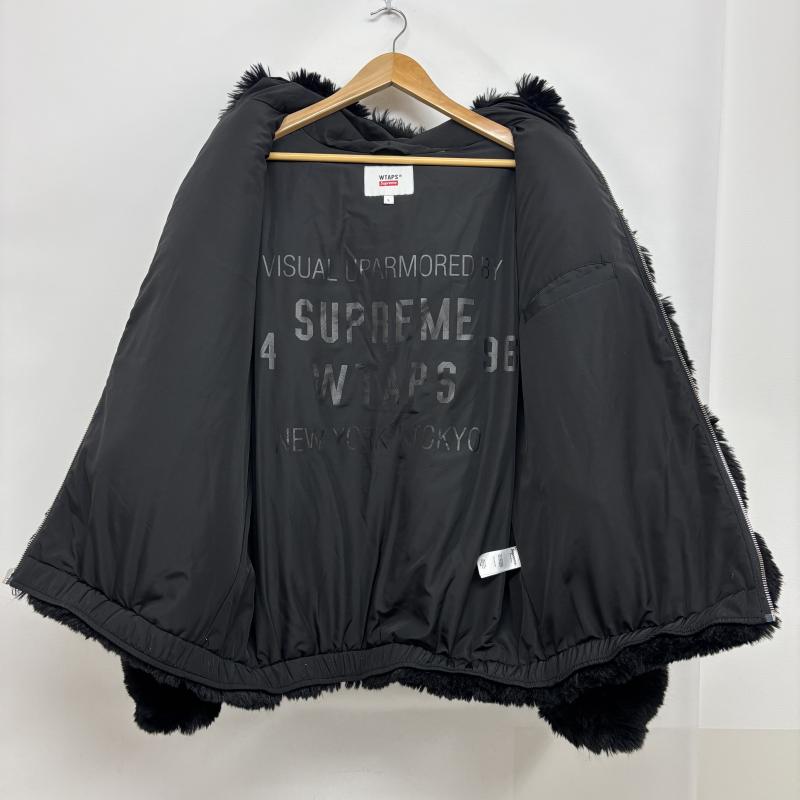 シュプリーム Supreme ジャケット、上着 ジャンパー、ブルゾン SUPREME WTAPS ダブルタップス Faux Fur Hooded JKT フェイクファー フーデッド ジャケット 21FW L 黒 / ブラック / black メンズ USED 古着 中古 50152382