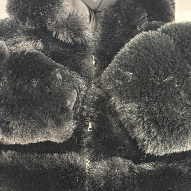 シュプリーム Supreme ジャケット、上着 ジャンパー、ブルゾン SUPREME WTAPS ダブルタップス Faux Fur Hooded JKT フェイクファー フーデッド ジャケット 21FW L 黒 / ブラック / black メンズ USED 古着 中古 50152382