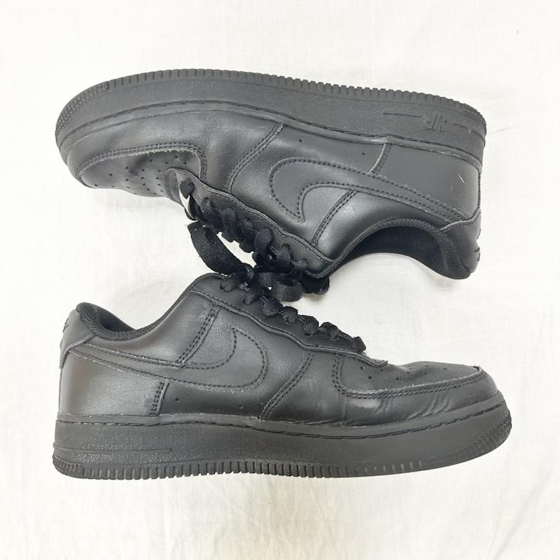 ナイキ NIKE スニーカー スニーカー AIRFORCE1 AF1 エアフォース1 BLK ブラック DD8959-001 24cm 24.0cm 無地 黒 / ブラック / black レディース USED 古着 中古 50152396