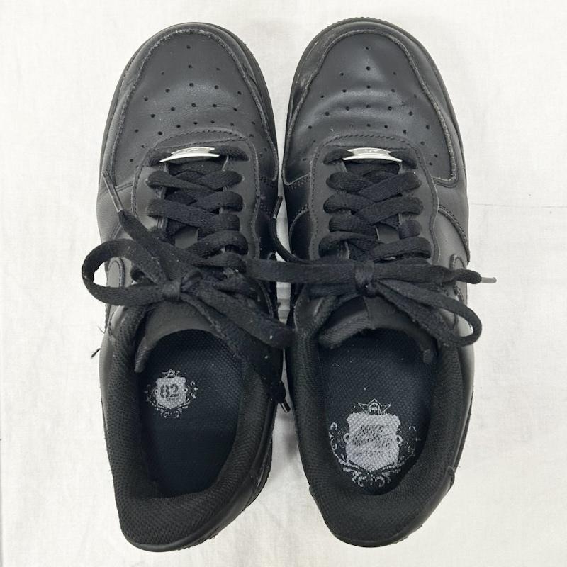 ナイキ NIKE スニーカー スニーカー AIRFORCE1 AF1 エアフォース1 BLK ブラック DD8959-001 24cm 24.0cm 無地 黒 / ブラック / black レディース USED 古着 中古 50152396
