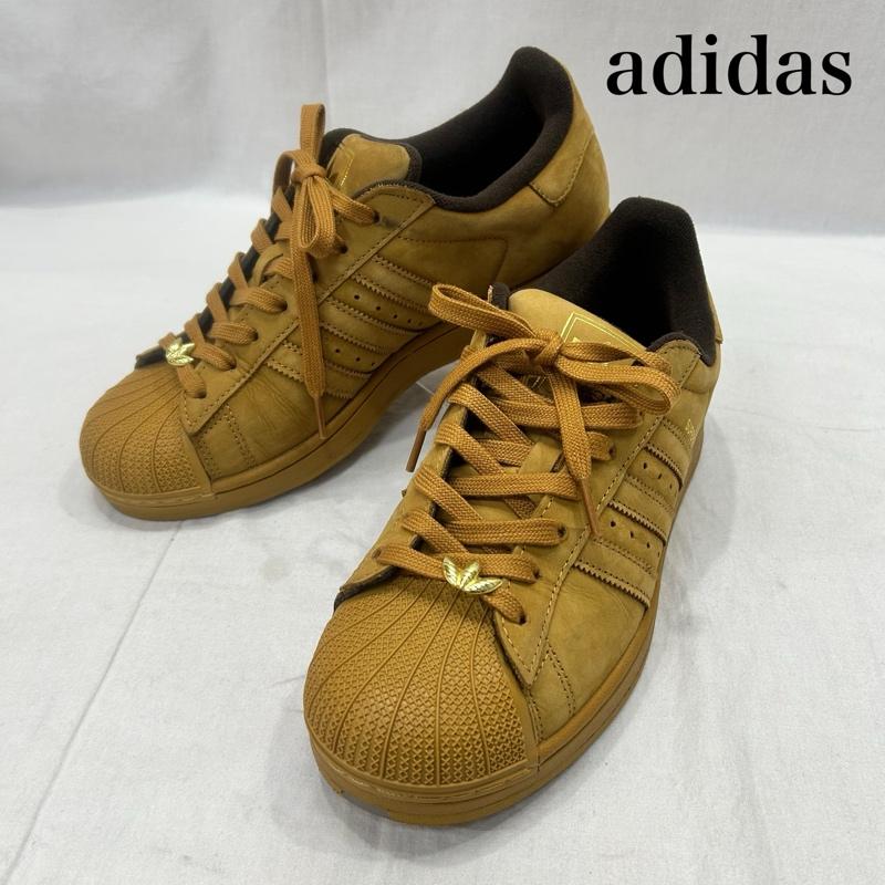 アディダス adidas スニーカー スニーカー SUPERSTARII スーパースターII ABC-MART限定 MESA/MESA/MESA 27.5cm 27.5cm 無地 X ロゴ、文字 ベージュ / ベージュ / beige メンズ USED 古着 中古 50152397