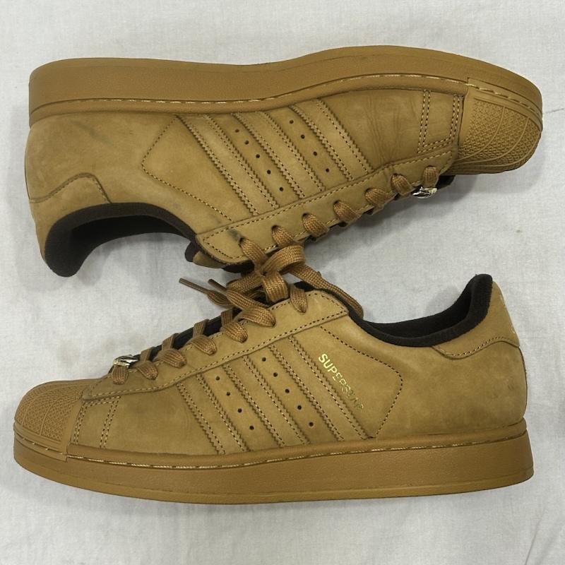 アディダス adidas スニーカー スニーカー SUPERSTARII スーパースターII ABC-MART限定 MESA/MESA/MESA 27.5cm 27.5cm 無地 X ロゴ、文字 ベージュ / ベージュ / beige メンズ USED 古着 中古 50152397