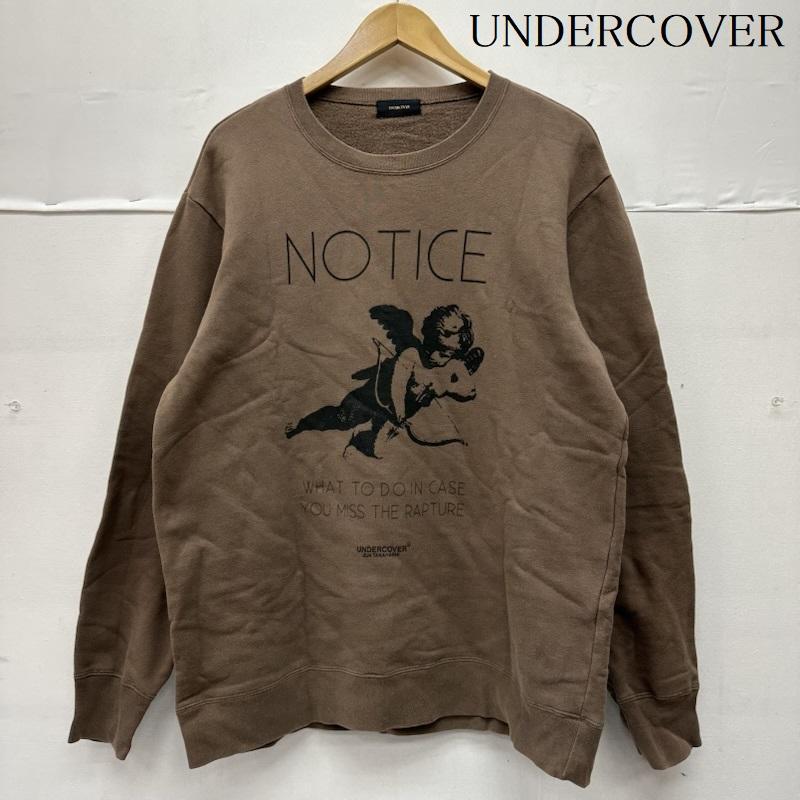 アンダーカバー UNDERCOVER トップス トップス 17AW NOTICE プリント スウェット UCT4892-5 - 茶 / ブラウン / brown メンズ USED 古着 中古 50152402