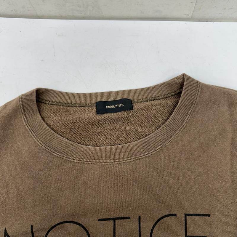 アンダーカバー UNDERCOVER トップス トップス 17AW NOTICE プリント スウェット UCT4892-5 - 茶 / ブラウン / brown メンズ USED 古着 中古 50152402