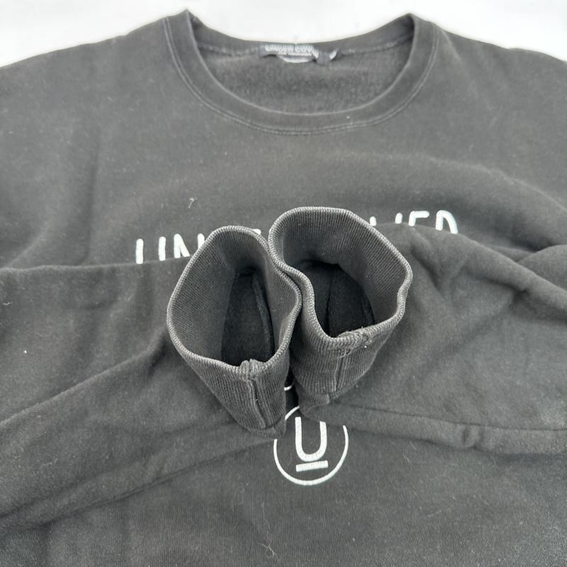 アンダーカバー UNDERCOVER トップス トップス ロゴ プリント クルーネック スウェット XL 黒 / ブラック / black メンズ USED 古着 中古 50152403