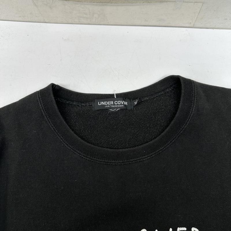 アンダーカバー UNDERCOVER トップス トップス ロゴ プリント クルーネック スウェット XL 黒 / ブラック / black メンズ USED 古着 中古 50152403