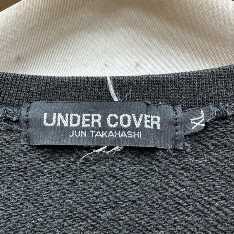アンダーカバー UNDERCOVER トップス トップス ロゴ プリント クルーネック スウェット XL 黒 / ブラック / black メンズ USED 古着 中古 50152403