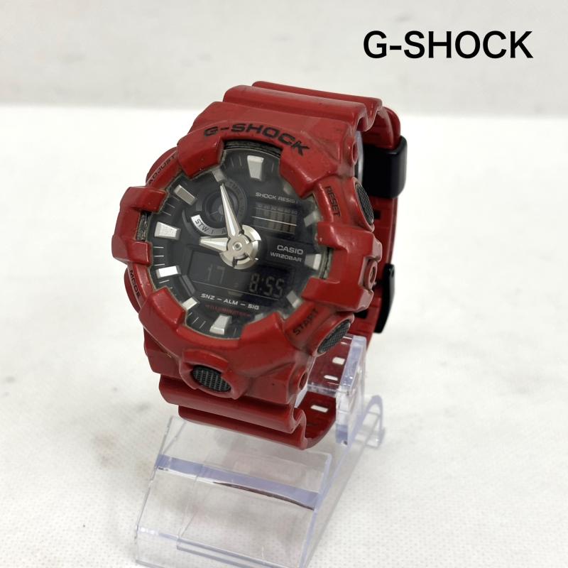 ジーショック G-SHOCK ファッション小物 ファッション小物 腕時計 GA-700-4A レッド デジタル CASIO - 赤 / レッド / red メンズ USED 古着 中古 50152409