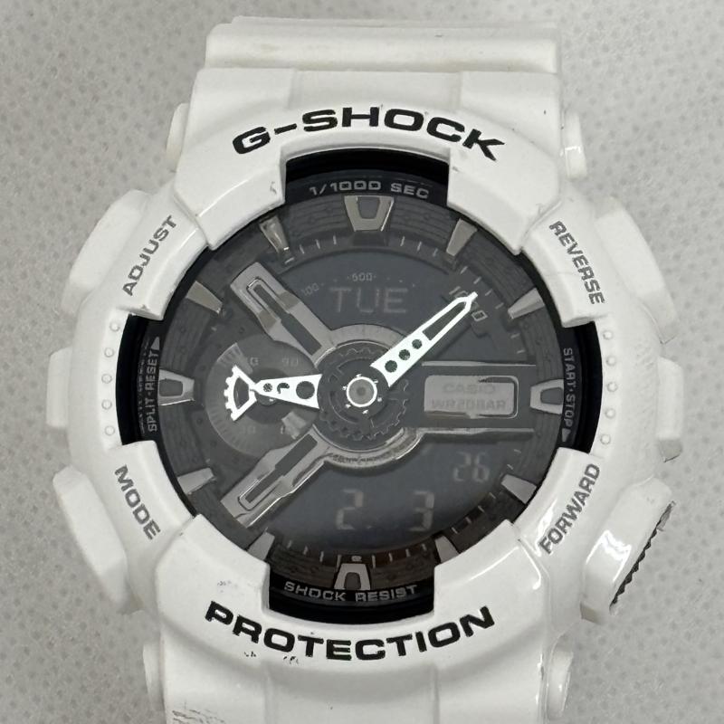 ジーショック G-SHOCK ファッション小物 ファッション小物 腕時計 GA-110GW ホワイト シルバー デジアナ - 白 / ホワイト / white メンズ USED 古着 中古 50152410