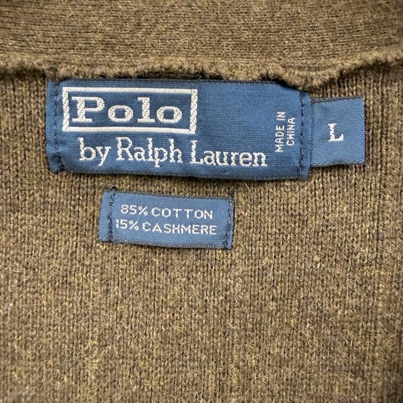 ラルフローレン RALPHLAUREN トップス トップス 00s ヘリンボーン ウール ニット ベスト M 茶 / ブラウン / brown メンズ USED 古着 中古 50152444