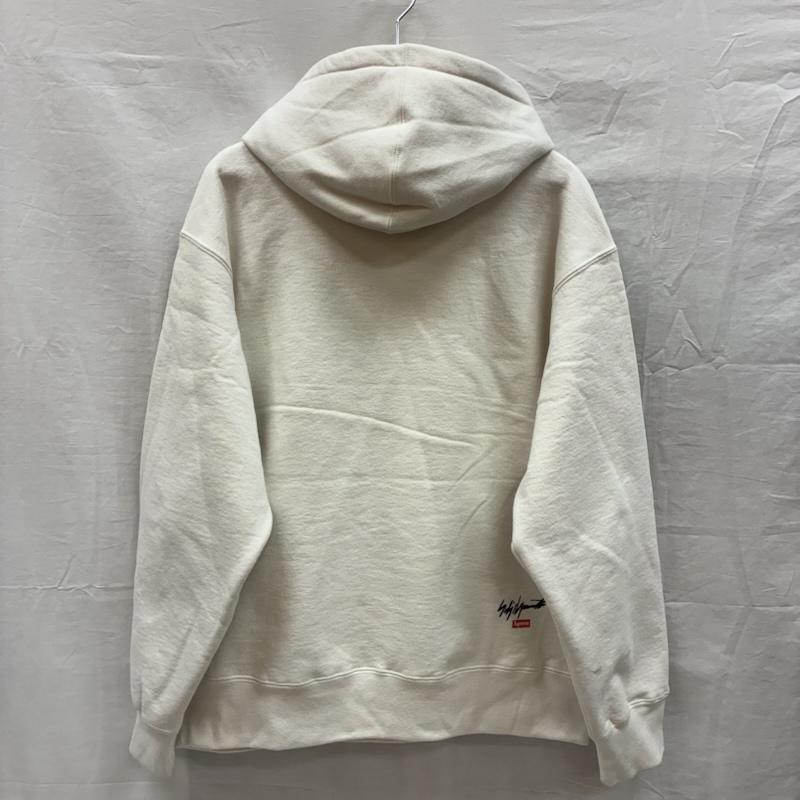 シュプリーム Supreme パーカー 長袖 Yohji Yamamoto ヨウジヤマモト 22AW TEKKEN Hooded Sweatshirt 最高 プルオーバー パーカー M ロゴ、文字 X プリント 白 / ホワイト / white メンズ USED 古着 中古 50152452
