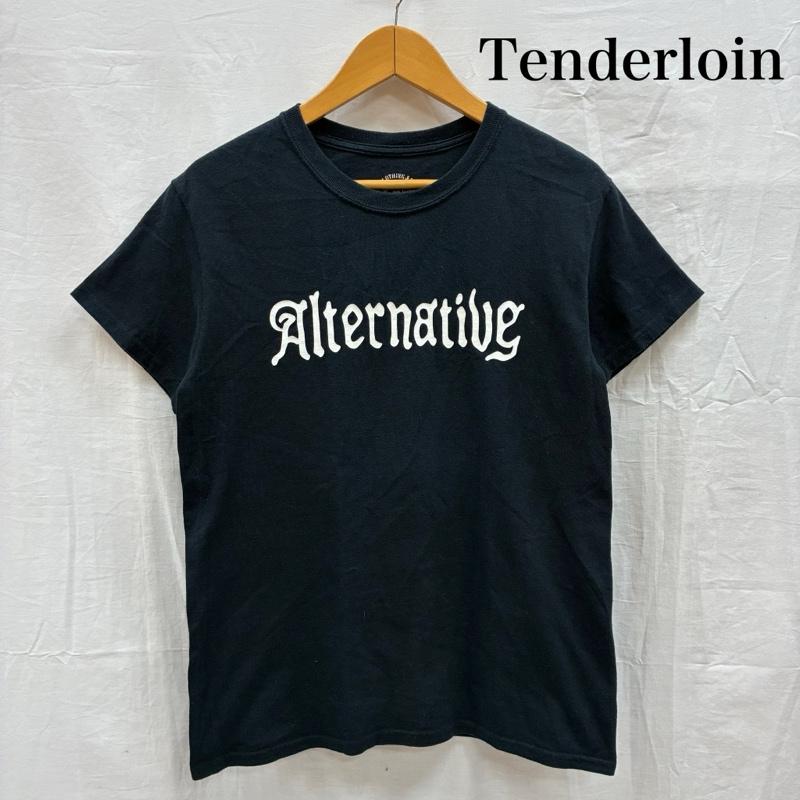 テンダーロイン TENDERLOIN Tシャツ 半袖 Alternative Tee オルタナティブ プリント Tシャツ S ロゴ、文字 X プリント 黒 / ブラック / black X 白 / ホワイト / white メンズ USED 古着 中古 50152453