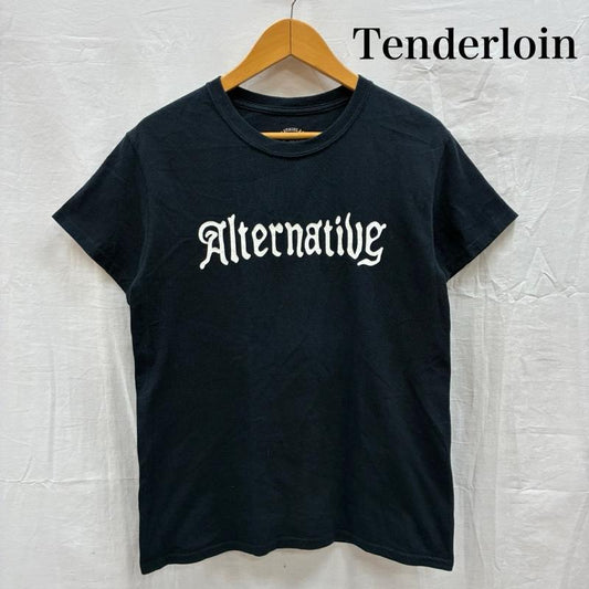 テンダーロイン TENDERLOIN Tシャツ 半袖 Alternative Tee オルタナティブ プリント Tシャツ S ロゴ、文字 X プリント 黒 / ブラック / black X 白 / ホワイト / white メンズ USED 古着 中古 50152453