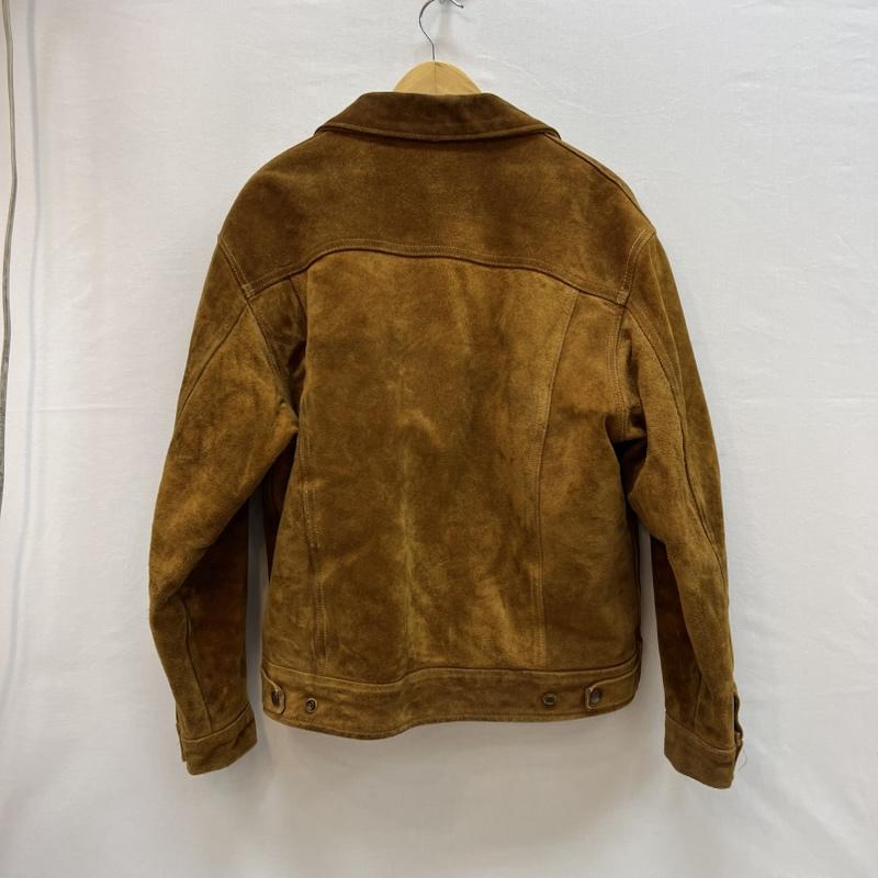 ショット schott ジャケット、上着 ジャンパー、ブルゾン 80s USA製 スエード レザー ランチ ボア トラッカージャケット 40 茶 / ブラウン / brown メンズ USED 古着 中古 50152468