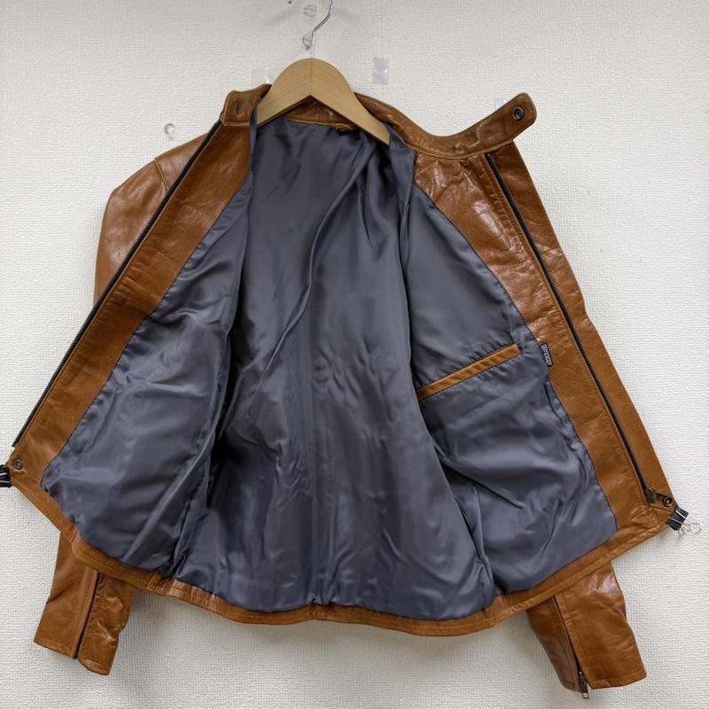 古着 USED ジャケット、上着 ジャンパー、ブルゾン ヴィンテージ レザー シングル ライダース ジャケット M 茶 / ブラウン / brown メンズ USED 古着 中古 50152474