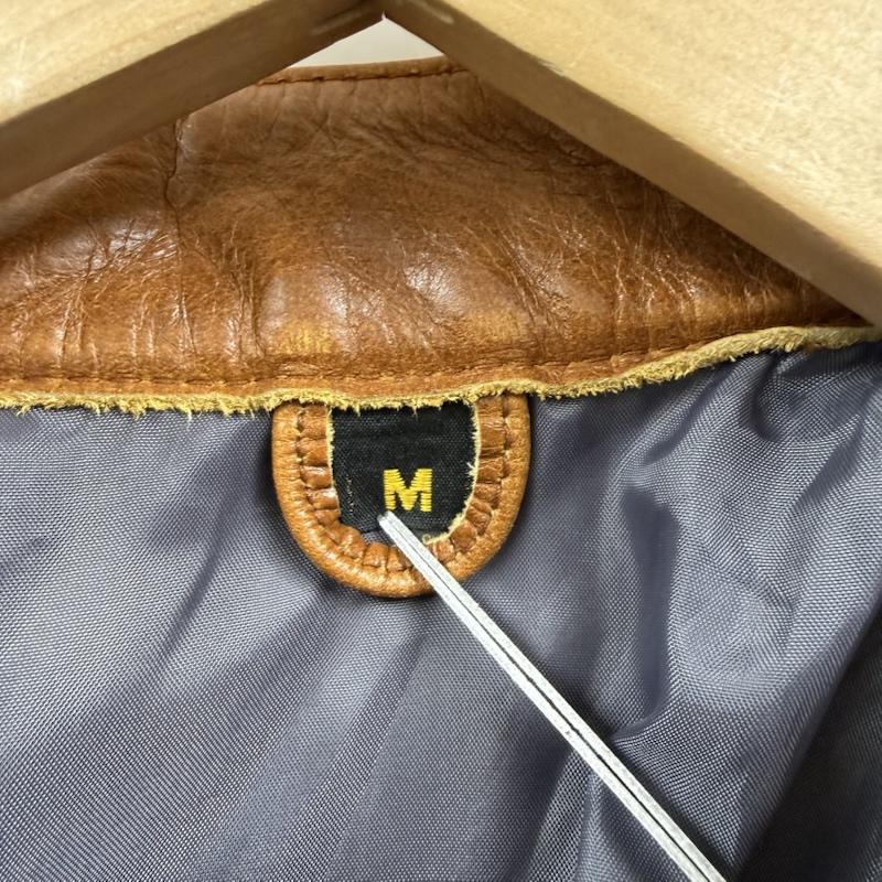 古着 USED ジャケット、上着 ジャンパー、ブルゾン ヴィンテージ レザー シングル ライダース ジャケット M 茶 / ブラウン / brown メンズ USED 古着 中古 50152474