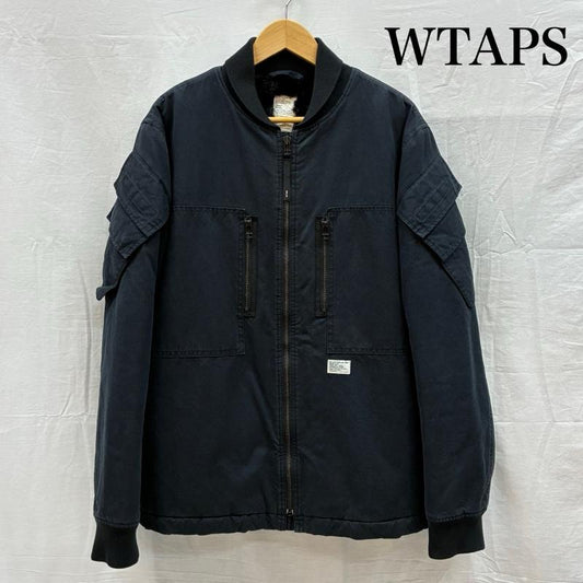 ダブルタップス WTAPS ジャケット、上着 フライトジャケット 06AW 00s 名作 M-43 ファーライナー スカル プリント ミリタリー ジャケット アーカイブ L メンズ USED 古着 中古 50152487