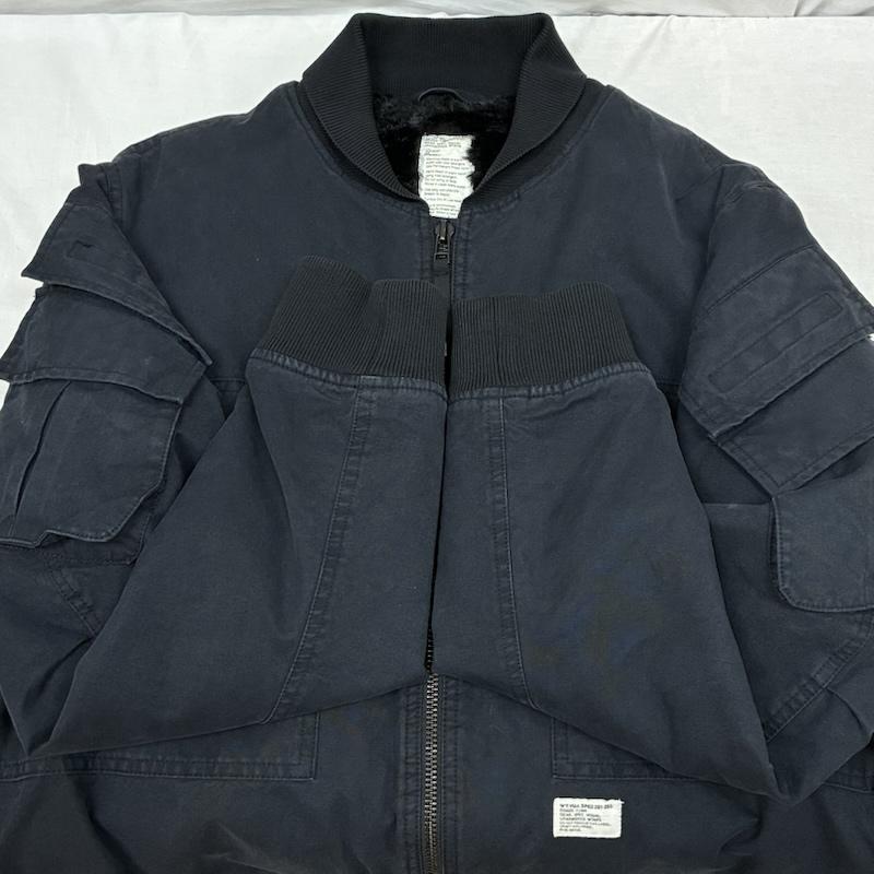 ダブルタップス WTAPS ジャケット、上着 フライトジャケット 06AW 00s 名作 M-43 ファーライナー スカル プリント ミリタリー ジャケット アーカイブ L メンズ USED 古着 中古 50152487