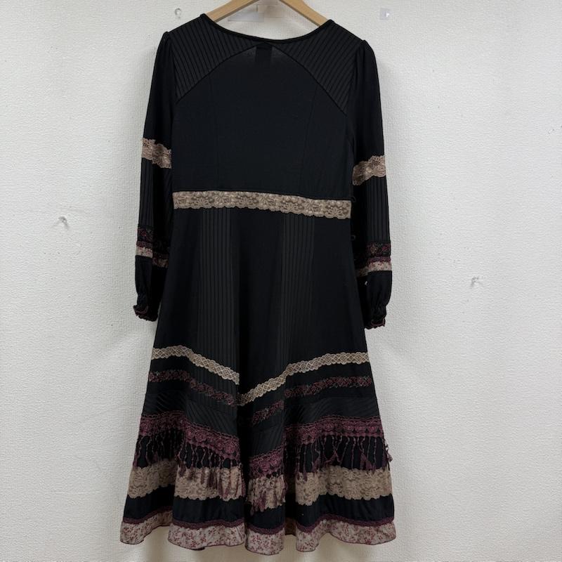 オッズオン OZZ CROCE トップス トップス ワンピース y2k フェアリー グランジ レース 長袖 フリル 黒 / ブラック / black レディース USED 古着 中古 50152491