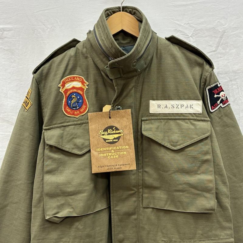 バズリクソンズ Buzz Rickson s ジャケット、上着 フライトジャケット M-65 フィールド ジャケット WILD WEASEL BR13629 XS ロゴ、文字 メンズ USED 古着 中古 50152496