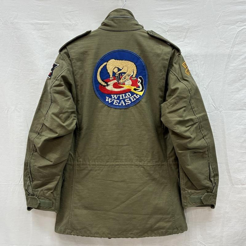 バズリクソンズ Buzz Rickson s ジャケット、上着 フライトジャケット M-65 フィールド ジャケット WILD WEASEL BR13629 XS ロゴ、文字 メンズ USED 古着 中古 50152496