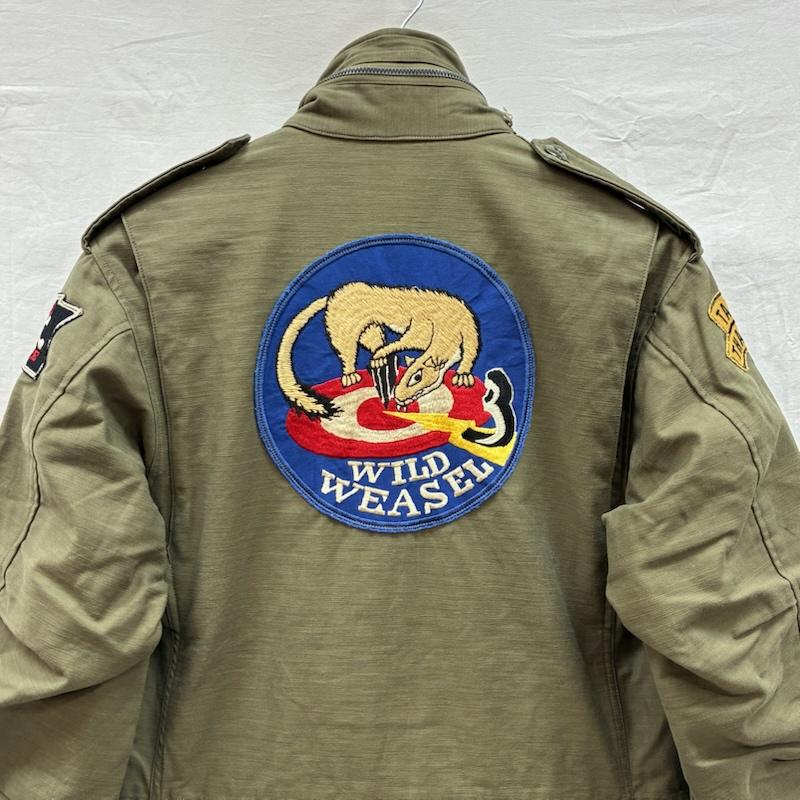 バズリクソンズ Buzz Rickson s ジャケット、上着 フライトジャケット M-65 フィールド ジャケット WILD WEASEL BR13629 XS ロゴ、文字 メンズ USED 古着 中古 50152496