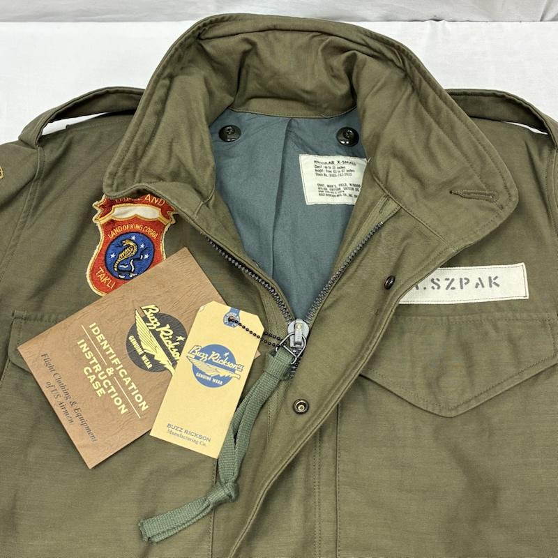 バズリクソンズ Buzz Rickson s ジャケット、上着 フライトジャケット M-65 フィールド ジャケット WILD WEASEL BR13629 XS ロゴ、文字 メンズ USED 古着 中古 50152496