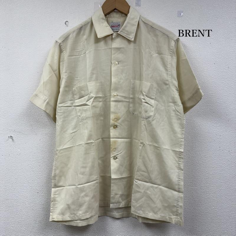 古着 USED トップス トップス 60s BRENT ビンテージ ループカラー 半袖 シャツ M 黄 / イエロー / yellow メンズ USED 古着 中古 50152507