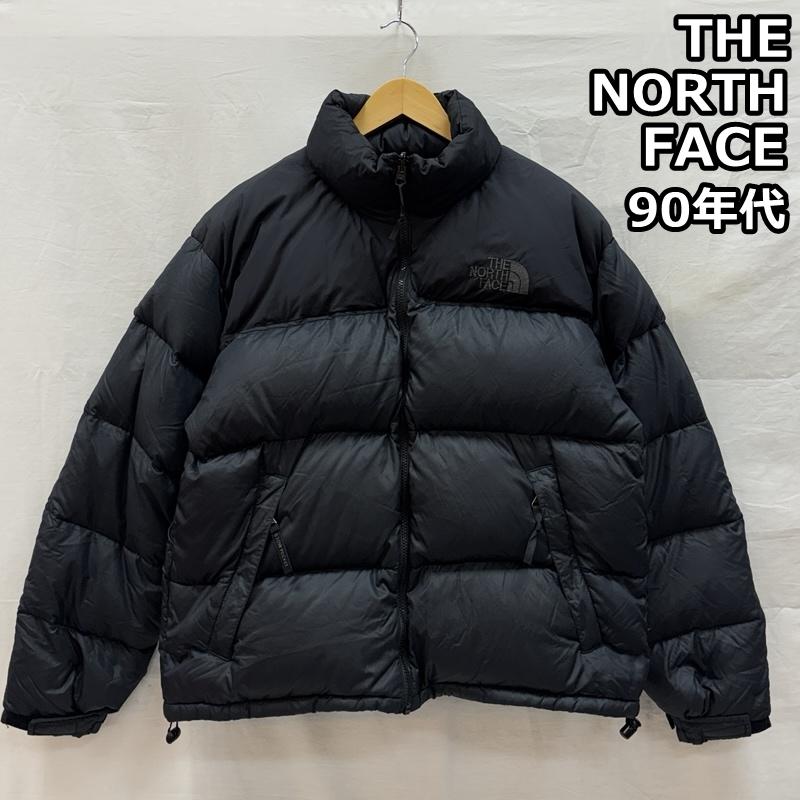 ザノースフェイス THE NORTH FACE ジャケット、上着 ジャンパー、ブルゾン 90年代 ビンテージ バングラデシュ製 ヌプシ ダウン ジャケット 90s VINTAGE L 黒 / ブラック / black メンズ USED 古着 中古 50152531