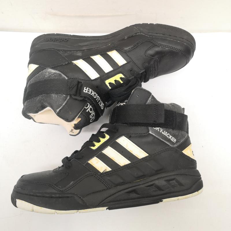 アディダス adidas シューズ シューズ 80s SKYJACKER スニーカー 観賞用 25.5cm 黒 / ブラック / black メンズ USED 古着 中古 50152573