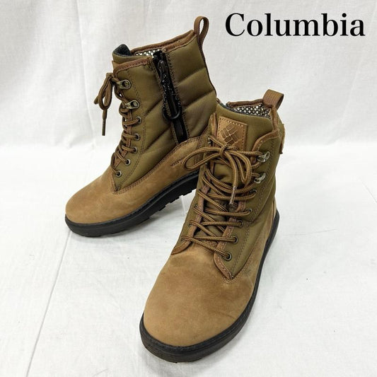 コロンビア Columbia ブーツ ショートブーツ サップランド ツー ラックス ウォータープルーフ オムニヒート インフィニティー US7 / 25cm US：7 ベージュ / ベージュ / beige メンズ USED 古着 中古 50152585