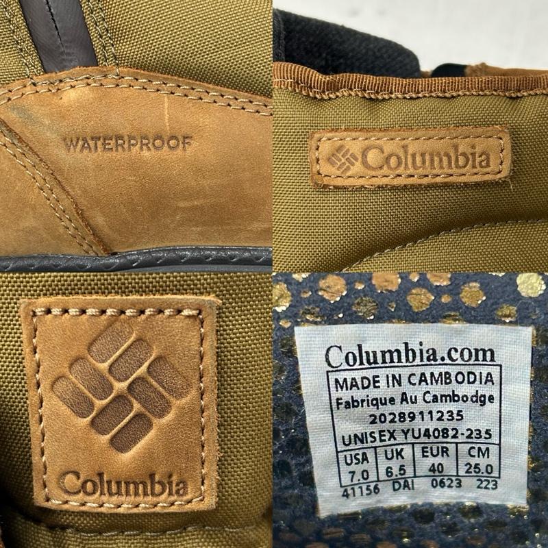 コロンビア Columbia ブーツ ショートブーツ サップランド ツー ラックス ウォータープルーフ オムニヒート インフィニティー US7 / 25cm US：7 ベージュ / ベージュ / beige メンズ USED 古着 中古 50152585
