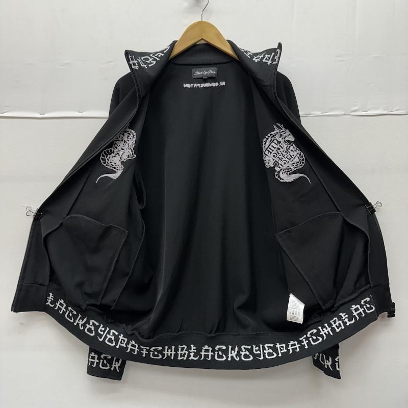 ブラックアイパッチ BlackEyePatch ジャケット、上着 ジャンパー、ブルゾン 取扱注意 龍 刺繍 トラック ジャケット L 黒 / ブラック / black メンズ USED 古着 中古 50152587