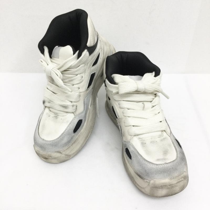 ザラ ZARA シューズ シューズ ZARA 2110/420/202 ハイカツトスニーカー 26.5cm 白 / ホワイト / white メンズ USED 古着 中古 50152594