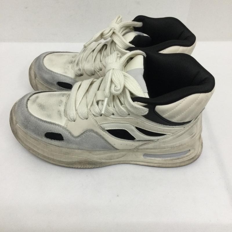 ザラ ZARA シューズ シューズ ZARA 2110/420/202 ハイカツトスニーカー 26.5cm 白 / ホワイト / white メンズ USED 古着 中古 50152594