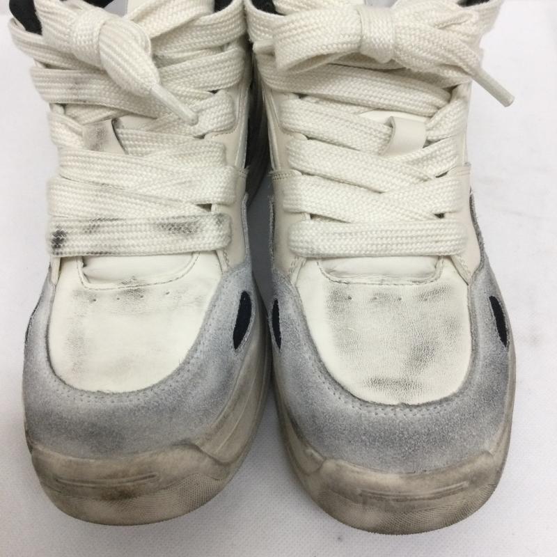 ザラ ZARA シューズ シューズ ZARA 2110/420/202 ハイカツトスニーカー 26.5cm 白 / ホワイト / white メンズ USED 古着 中古 50152594