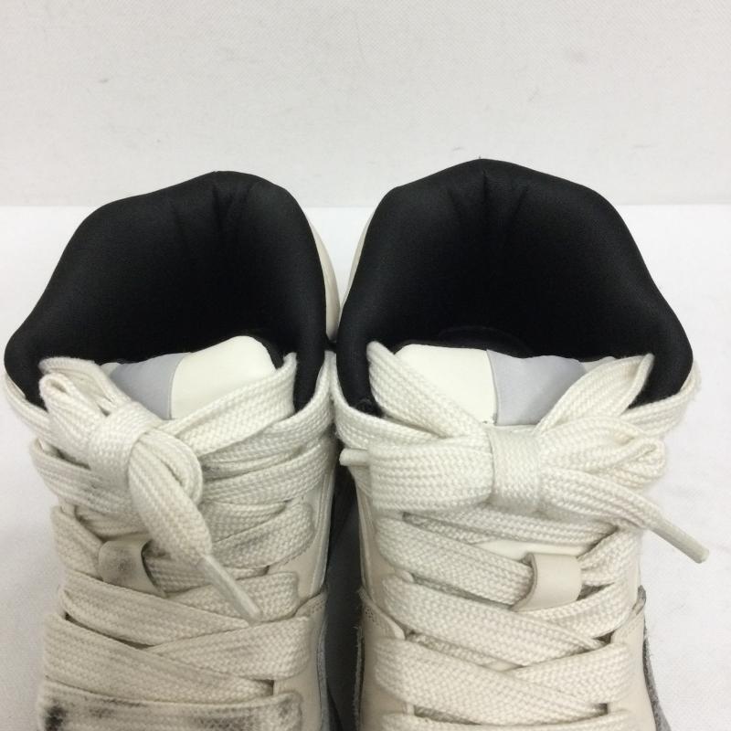 ザラ ZARA シューズ シューズ ZARA 2110/420/202 ハイカツトスニーカー 26.5cm 白 / ホワイト / white メンズ USED 古着 中古 50152594