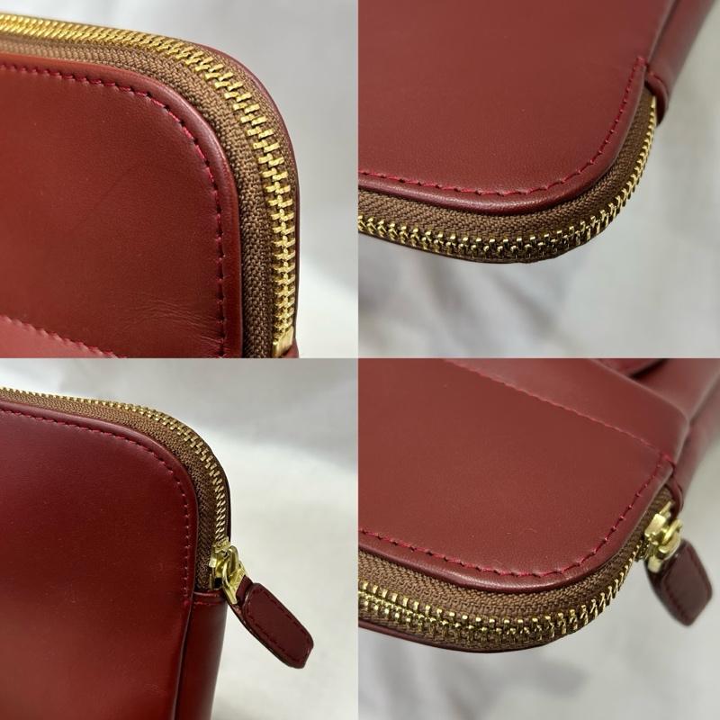 トライオン TRION ハンドバッグ ハンドバッグ ブリーフバッグM ビジネスバッグ Brandy 牛革 AA113 - 無地 メンズ USED 古着 中古 50152595