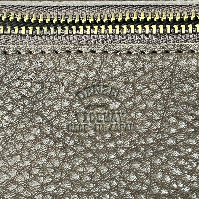 タイドウェイ TIDEWAY 財布 長財布 DENZELWALLET 薄型 日本製 牛革 - 無地 茶 / ブラウン / brown レディース USED 古着 中古 50152597