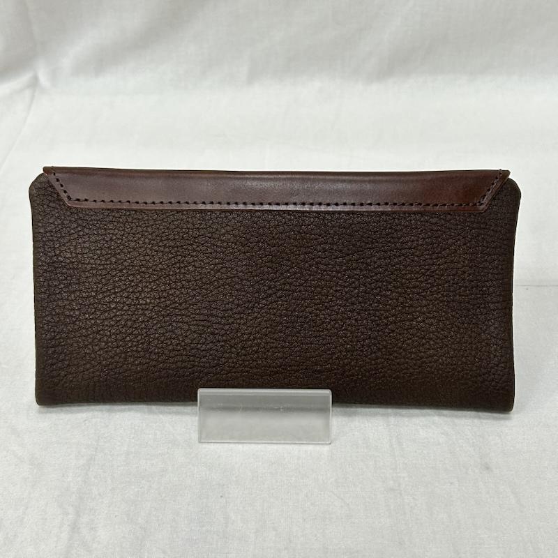 タイドウェイ TIDEWAY 財布 長財布 DENZELWALLET 薄型 日本製 牛革 - 無地 茶 / ブラウン / brown レディース USED 古着 中古 50152597
