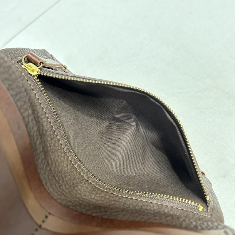タイドウェイ TIDEWAY 財布 長財布 DENZELWALLET 薄型 日本製 牛革 - 無地 茶 / ブラウン / brown レディース USED 古着 中古 50152597