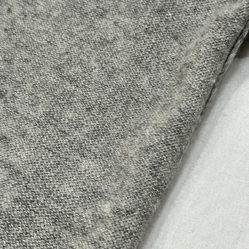 ネストローブ nest Robe ニット、セーター 長袖 ボックスシルエット ドロップショルダー グレー ワイドシルエット リネン混 - 無地 灰 / グレー / gray レディース USED 古着 中古 50152600