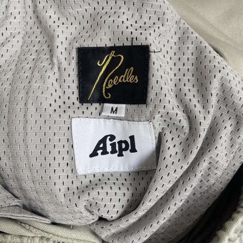 ニードルス Needles ボトムス ボトムス Aipl Track Pant トラック パンツ ジャージ ライン パンツ j0345 M 灰 / グレー / gray メンズ USED 古着 中古 50152603