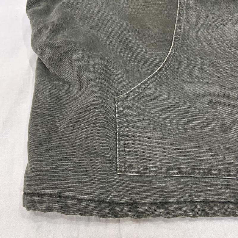 カーハート Carhartt ジャケット、上着 ジャンパー、ブルゾン J22MOS TraditionalJacket トラディショナルジャケット モスグリーン USA製 3XL 3L 無地 X ワンポイント 緑 / グリーン / green メンズ USED 古着 中古 50152605