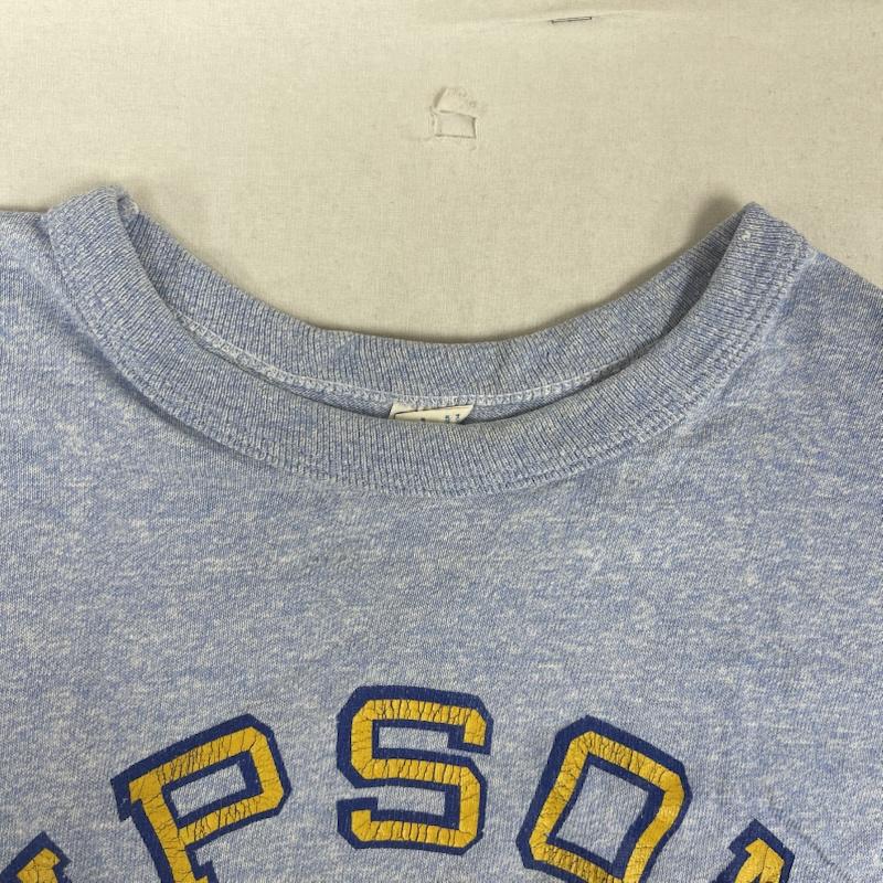 チャンピオン Champion トップス トップス 80s USA製 トリコタグ ヴィンテージ ロゴ Tシャツ M 青 / ブルー / blue メンズ USED 古着 中古 50152606