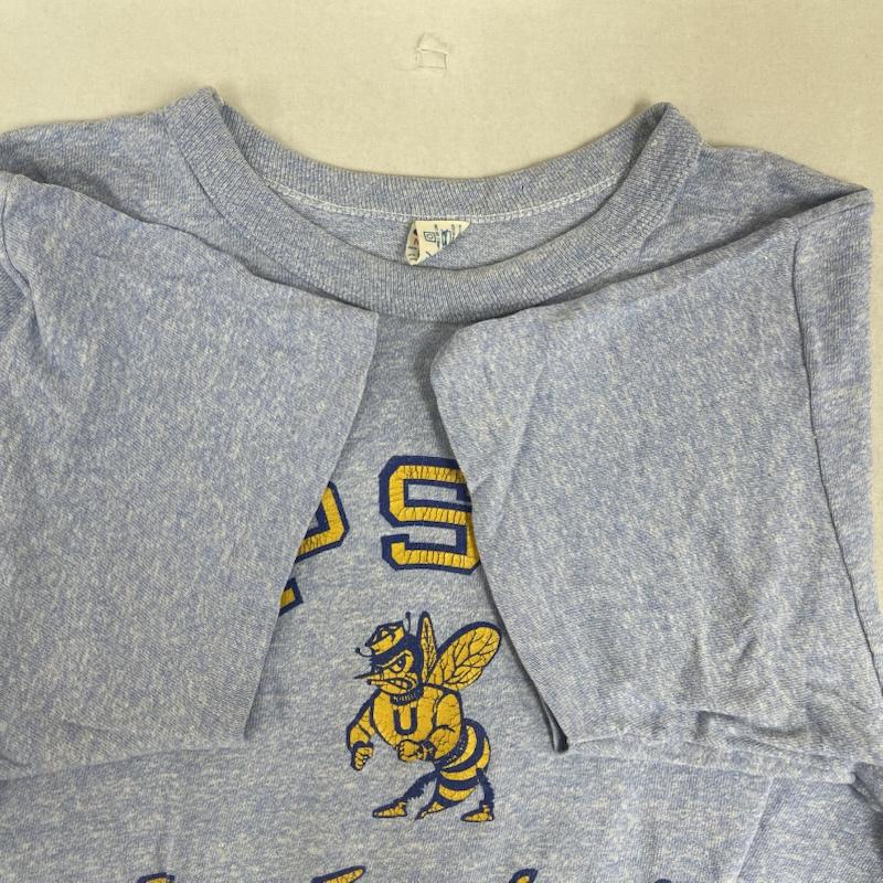 チャンピオン Champion トップス トップス 80s USA製 トリコタグ ヴィンテージ ロゴ Tシャツ M 青 / ブルー / blue メンズ USED 古着 中古 50152606