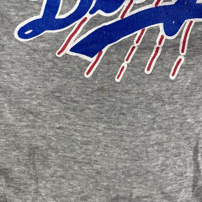 ヘインズ HANES トップス トップス 80s Vintage USA製 ヴィンテージ DODGERS ドジャース リンガー Tシャツ M 灰 / グレー / gray メンズ USED 古着 中古 50152607